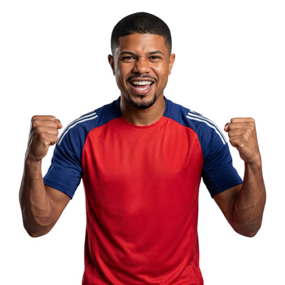 Camiseta Hombre Entrenamiento Rojo 26